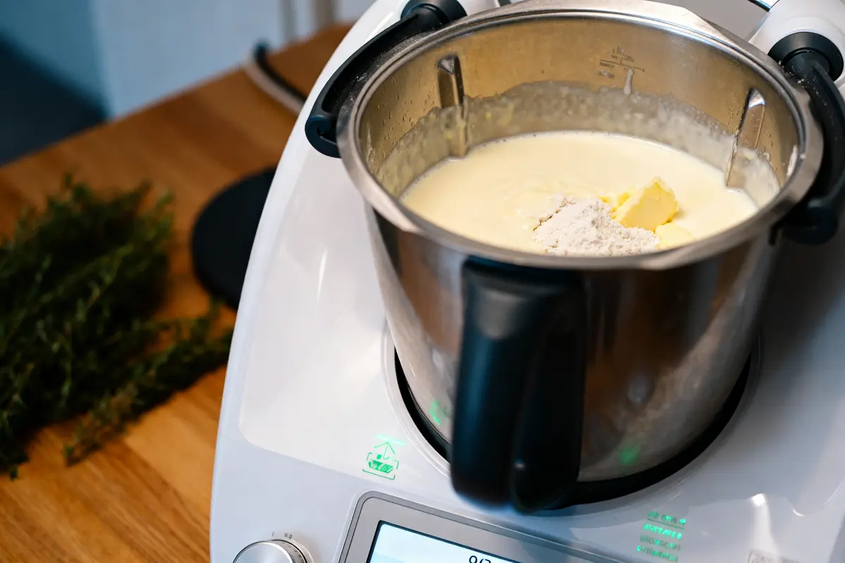 pexels-michal-pech-213601-757318 (1) Préparation de béchamel au Thermomix avec beurre et farine dans le bol mixeur