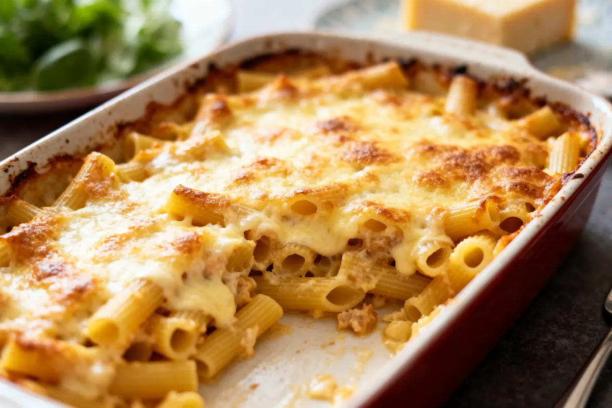 pexels-michal-pech-213601-757318 (1) Plat de gratin de pâtes doré au four, parfait pour une recette de gratin de pâtes