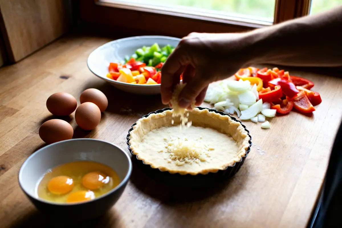 pexels-michal-pech-213601-757318 (1) Préparation de tarte salée, recette pour écouler des oeufs entiers, légumes frais autour