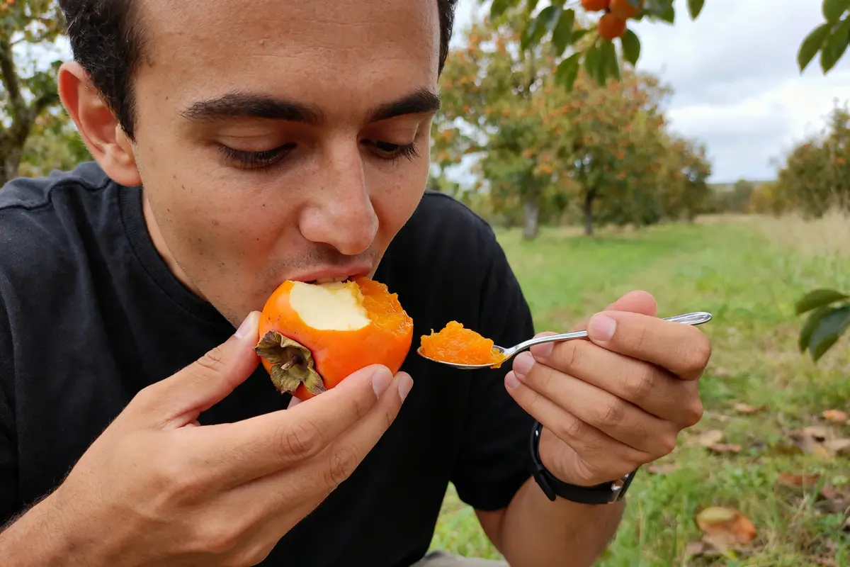 Comment manger le fruit kaki : astuces pour le choisir & déguster